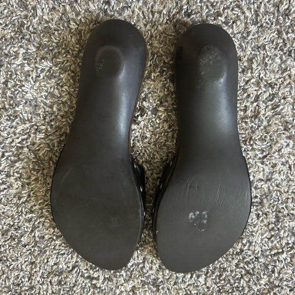 Frye Ellie Slide leather upper and wooden sole size 6.5 - Picture 5 of 6